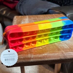 Rainbow Pop Fidget Pencil Pouch